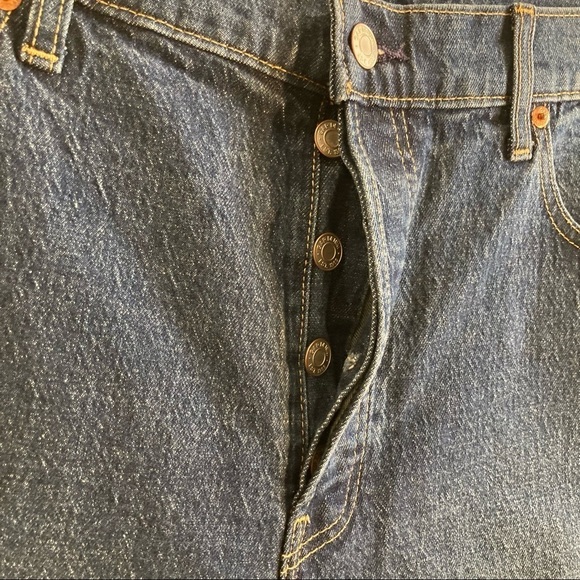 GAP Sz 33 High Rise Cheeky Straight Button Fly Mid-Wash Jeans NWT - Picture 4 of 11